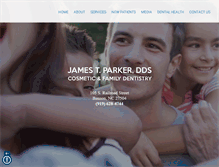 Tablet Screenshot of drparkerfamilydentistry.com